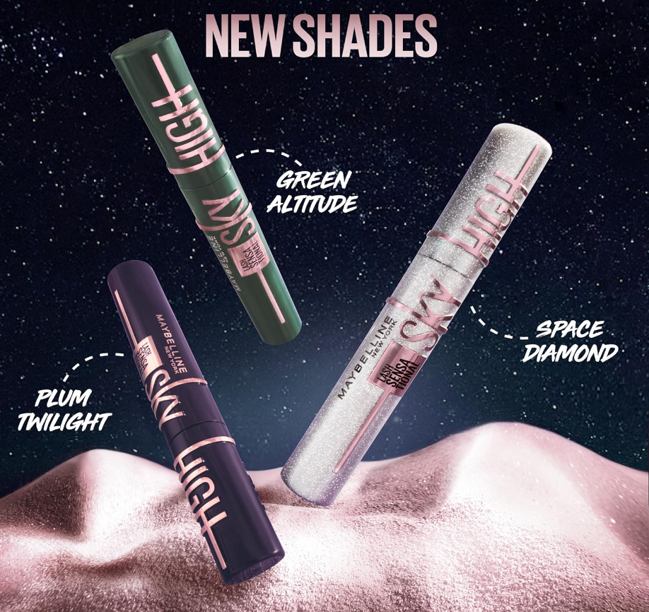 Maybelline Sky High Mascara – Volumizing, Lengthening & Curling (Very Black)