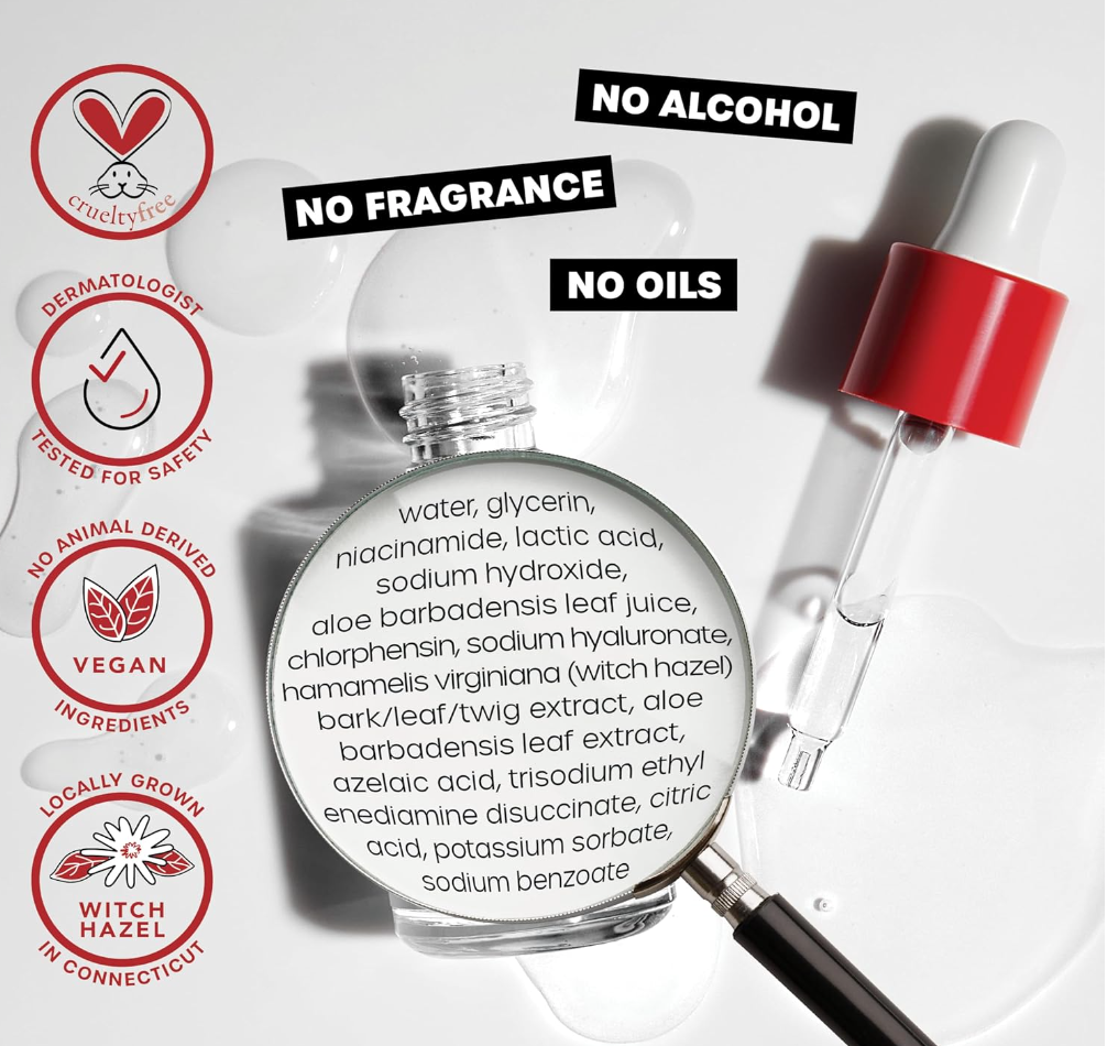 Thayers Double Action Acne Serum – 2% Salicylic Acid & Niacinamide (1 fl oz)