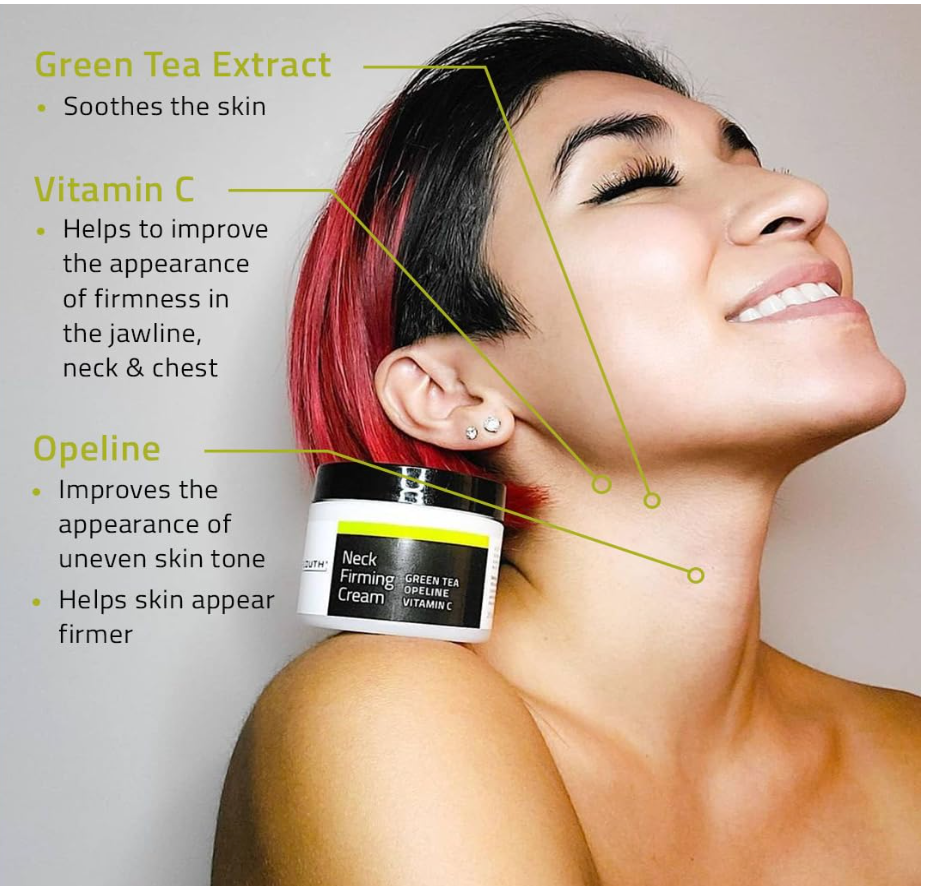 YEOUTH Neck Firming Cream – Vitamin C Moisturizer for Neck & Décolletage (4oz)