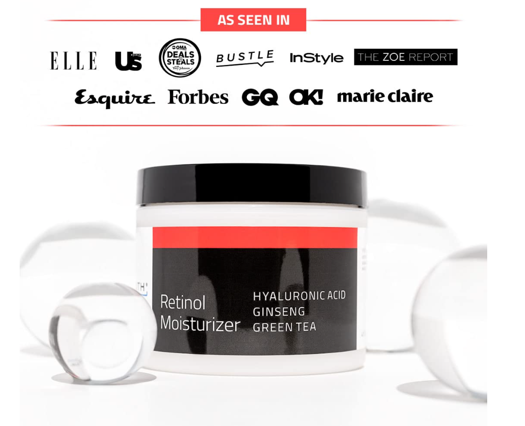 YEOUTH Retinol Face Cream – Hydrating Night Moisturizer with Hyaluronic Acid (4oz)