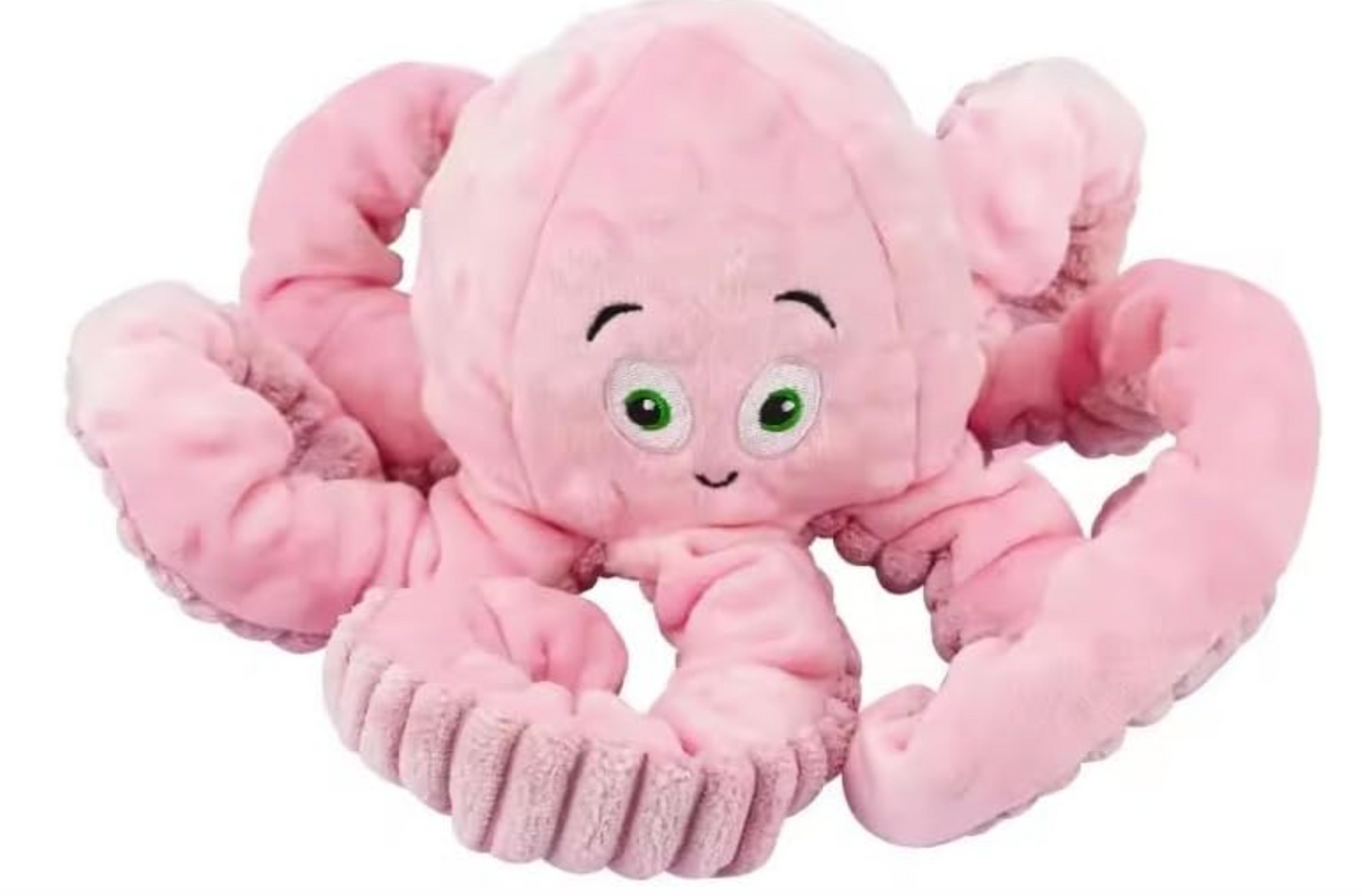 Dog Squeaky Toys Octopus -Tough Plush for Large Medium & Small Dog Toys (Blue)or (Pink )