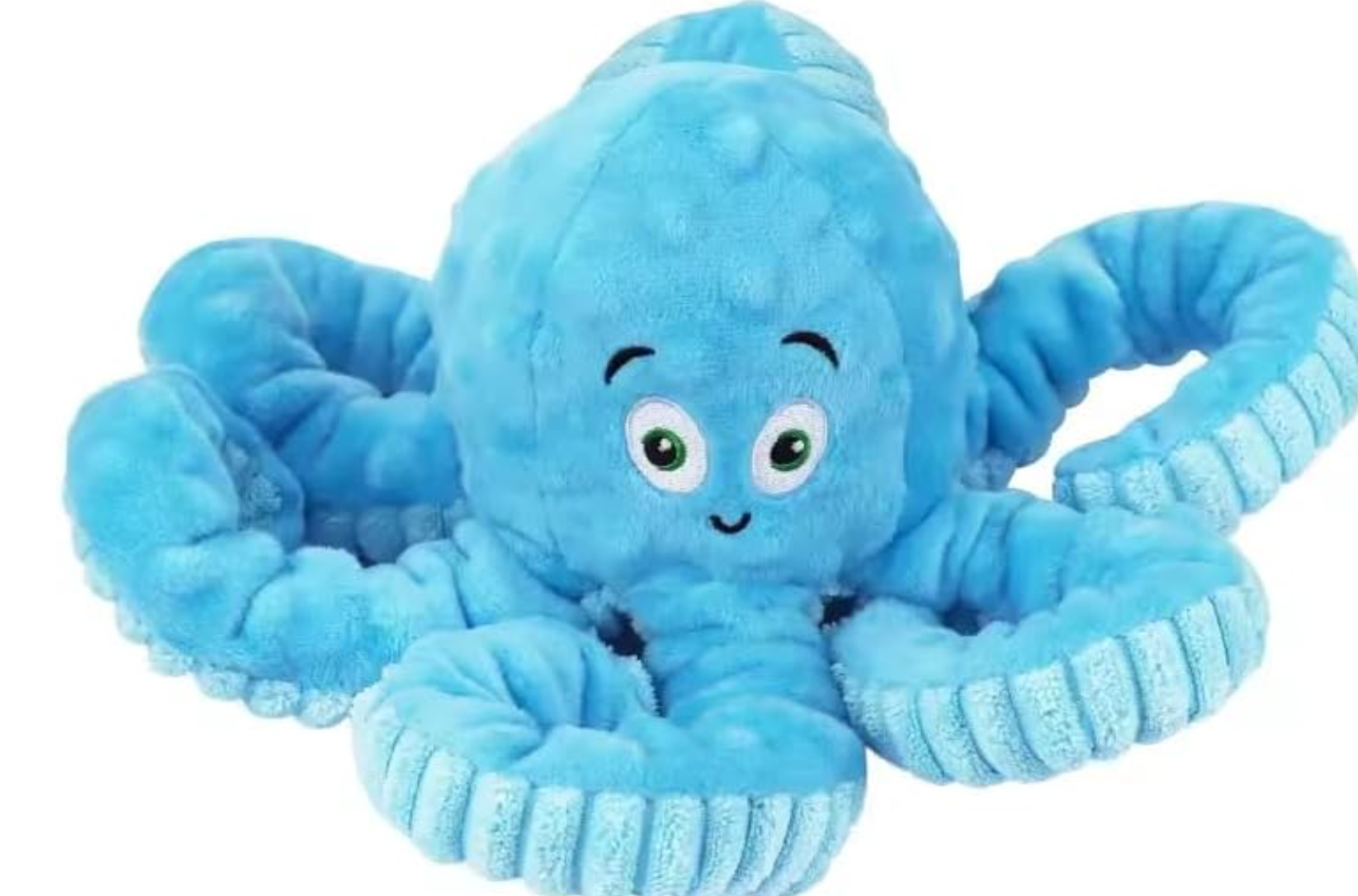 Dog Squeaky Toys Octopus -Tough Plush for Large Medium & Small Dog Toys (Blue)or (Pink )